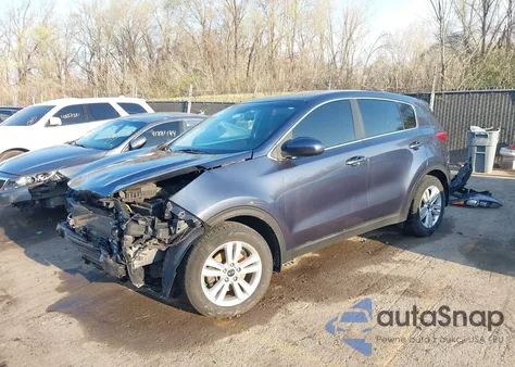 2017 Kia Sportage Lx z USA, uszkodzony, nr VIN KNDPM3AC9H7114854